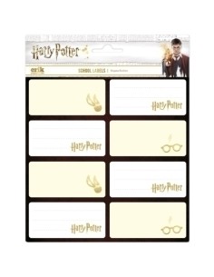 ETIQUETA ESCOLAR ERIK 15,8x20 HARRY POTT - Pack de 10 unidades