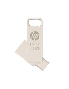 HP x206C unidad flash USB 128 GB USB Type-A / USB Type-C 3.2 Gen 1 (3.1 Gen 1) Plata