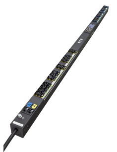 EMAB03 unidad de distribución de energía (PDU) 16 salidas AC 0U Negro
