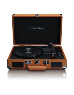 TT-10 Tocadiscos de tracción por correa Negro, Marrón, Acero inoxidable Automático