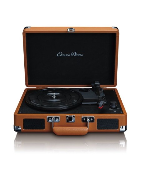 TT-10 Tocadiscos de tracción por correa Negro, Marrón, Acero inoxidable Automático