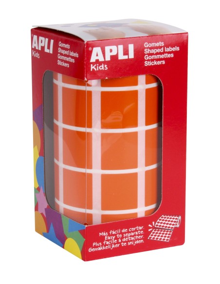 11498 etiqueta autoadhesiva Plaza Permanente Naranja