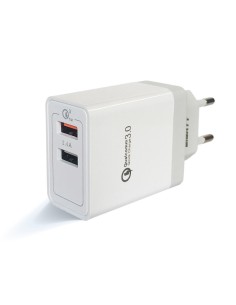 EQC2V2 cargador de dispositivo móvil Universal Gris, Blanco Corriente alterna Carga rápida Interior