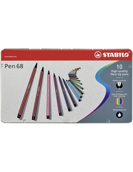 Pen 68 rotulador Multicolor 10 pieza(s)