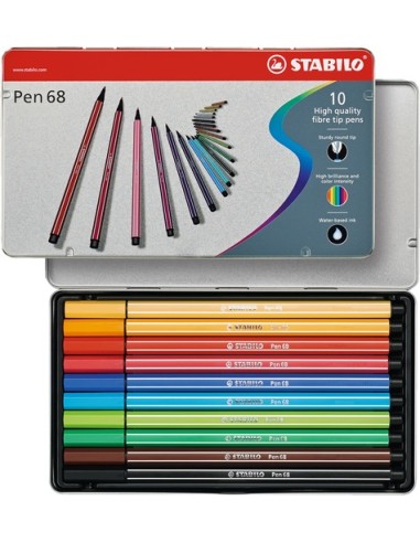 Pen 68 rotulador Multicolor 10 pieza(s)