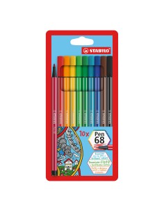 Pen 68 rotulador Multicolor 10 pieza(s)