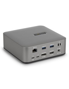 215UE-TB5USB4DOCK base para portátil y replicador de puertos Alámbrico Thunderbolt 5 Gris
