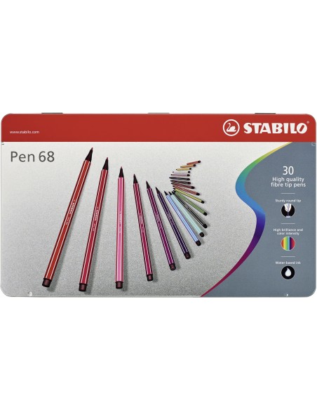 Pen 68 rotulador Multicolor 30 pieza(s)