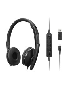 4XD1M39029 auricular y casco Auriculares Alámbrico Diadema USB Tipo C Negro