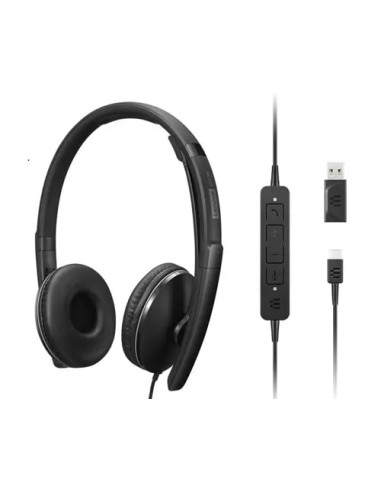 4XD1M39029 auricular y casco Auriculares Alámbrico Diadema USB Tipo C Negro