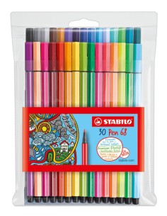 Pen 68 rotulador Medio Multicolor 30 pieza(s)