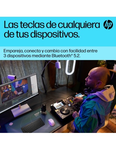 Teclado multidispositivo compacto 350 con Bluetooth