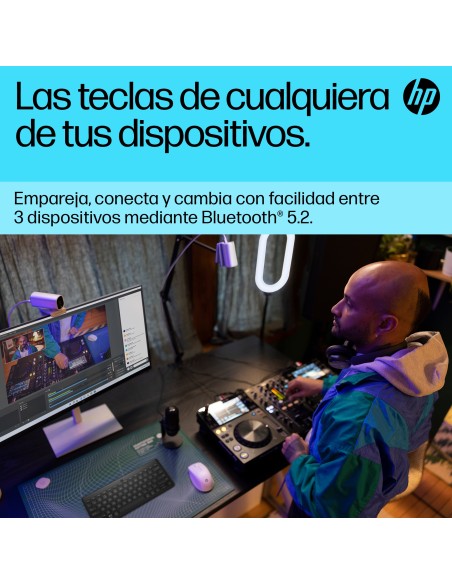 Teclado multidispositivo compacto 350 con Bluetooth Teclado multidispositivo compacto 350 con Bluetooth