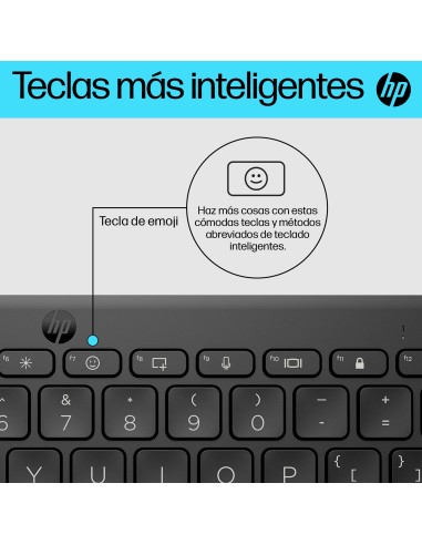 Teclado multidispositivo compacto 350 con Bluetooth