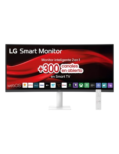 34U601SA-W pantalla para PC 86,4 cm (34") 3440 x 1440 Pixeles Dual WQHD LCD Blanco