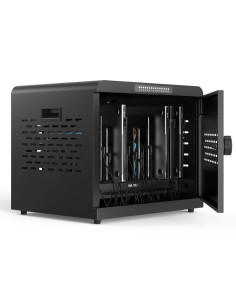 CC1601B-EU organizador para estación de carga Montaje en pared y sobremesa Acero Negro