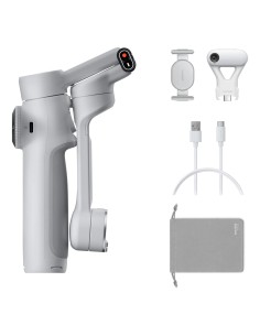 Flow 2 AI Tracker Bundle Estabilizador de cámara para smartphone Gris claro
