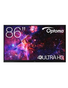 H1F0H08BW101 pizarra blanca interactiva 2,18 m (86") 3840 x 2160 Pixeles Pantalla táctil Negro USB