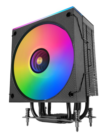 MCPU-LCD Procesador Refrigerador de aire 12 cm Negro 1 pieza(s)