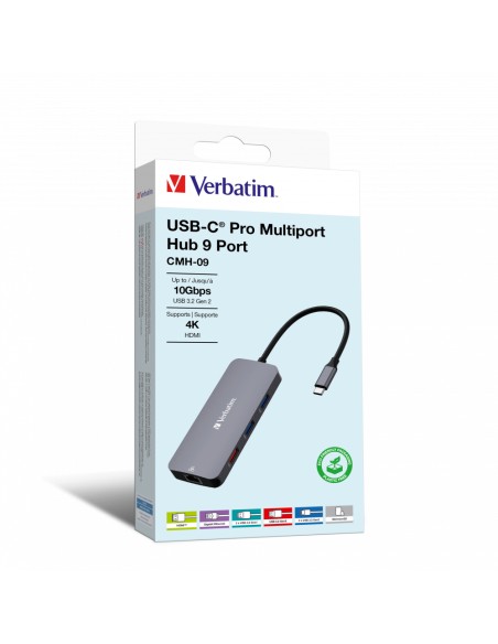 CMH-09 USB Tipo C 10000 Mbit/s Plata