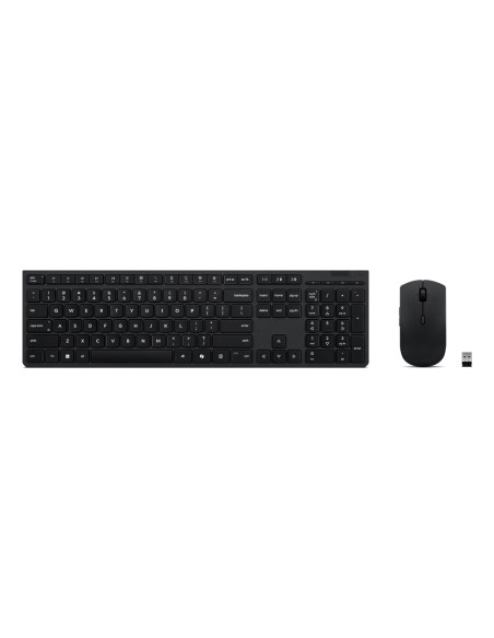 4X31R64357 teclado Ratón incluido Oficina RF Wireless + Bluetooth QWERTY Español Gris