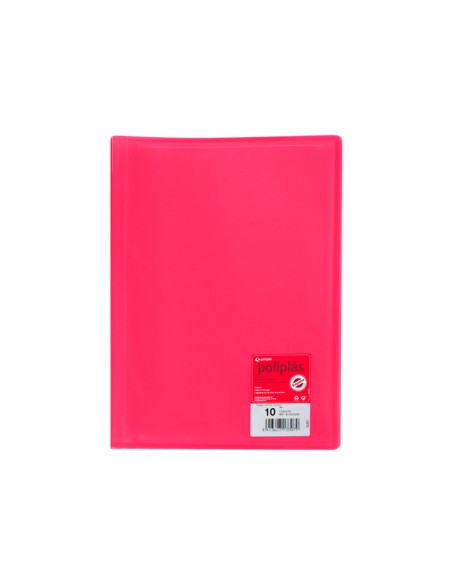 CARP. 10F POLIPLAS GRAFOPLAS A4 PP FUCSIA 01311254