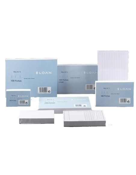 FICHAS LOAN LISAS  65x95 (Paq.100)