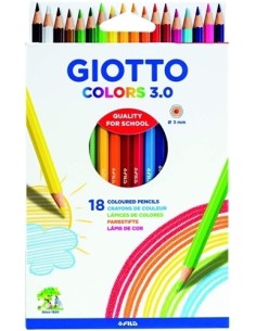 LAPICES GIOTTO COLORS 3.0 Est. 18 ud - Pack de 20 unidades