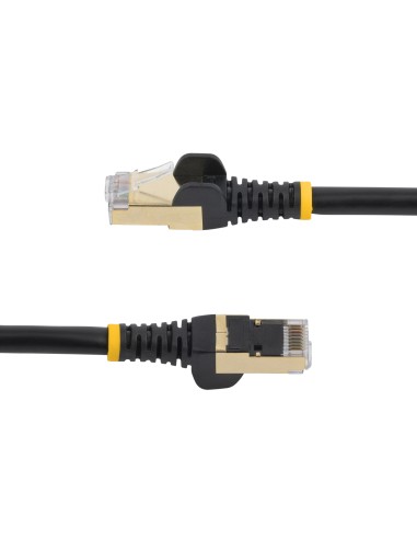 Cable de 5m de Red Ethernet CAT6a Negro RJ45 STP
