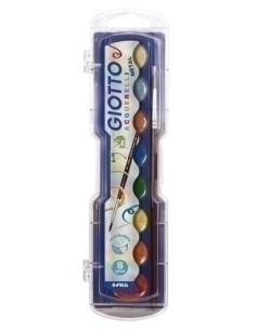ACUARELAS GIOTTO METAL 30 mm ESTUCHE 8 - Pack de 1 unidad F331100