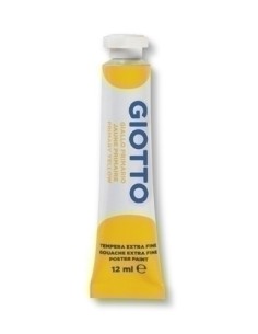 TEMPERA GIOTTO 12 ml (tubo)  AMARILLO BA - Pack de 6 unidades