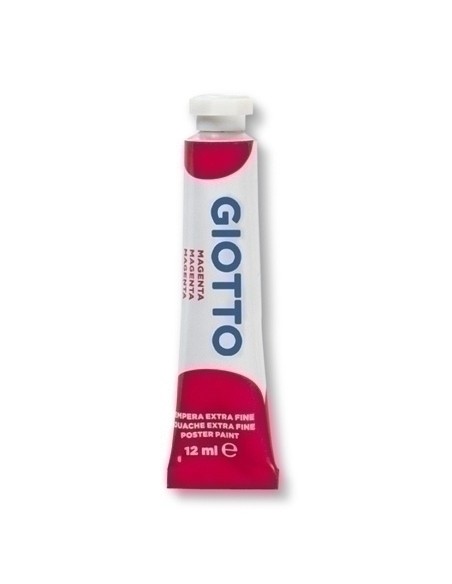 TEMPERA GIOTTO 12 ml (tubo)  MAGENTA - Pack de 6 unidades