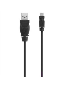 USB A/Micro USB B, 0.9m cable USB 0,9 m USB 2.0 Micro-USB B Negro