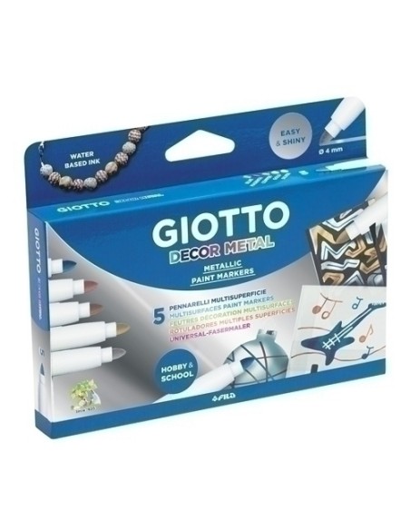 ROTUL.GIOTTO DECOR METAL ESTUCHE 5