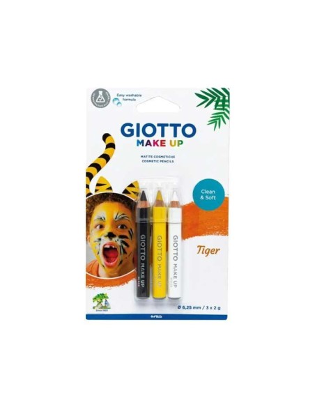 SET 3 LAPICES GIOTTO MAKE UP TIGRE