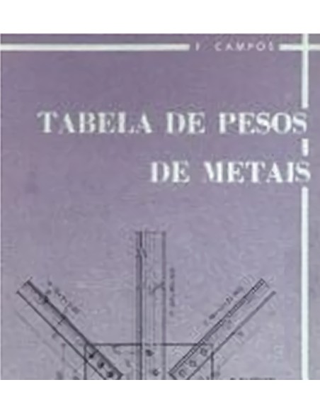 tabela de pesos de metais