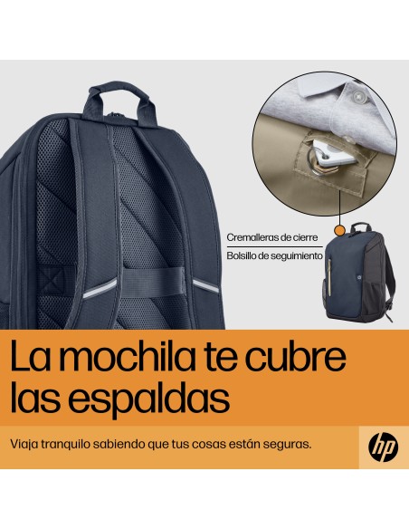 Mochila para portátil Travel de 15,6 pulgadas y 18 litros, color gris