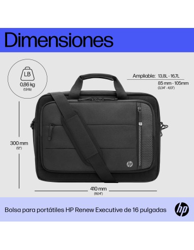 Bolsa para portátiles Renew Executive de 16 pulgadas