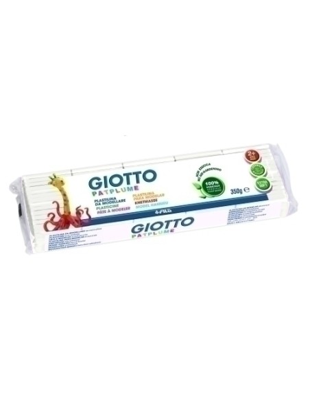 PLASTILINA PATPLUME 350GR BLANCO C/12