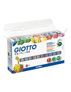 CAJA 12 PLASTILINA PATPLUME 150G GIOTTO F511900