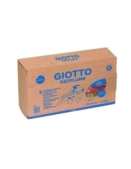 PLASTILINA PATPLUME 350GR C/6 SKIN TONES