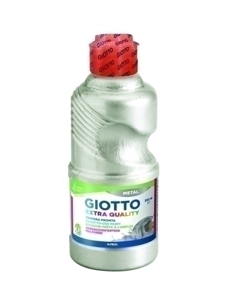 TEMPERA GIOTTO LIQ.METAL 250 ml PLATA