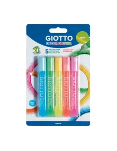 B.5UN GIOTTO GLITTER GLUE NEON 10.5ML 545300