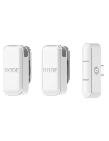 Wireless Micro Blanco Micrófono con pinza de enganche