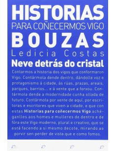 Neve detras do cristal