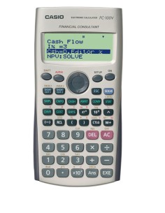 FC-100V calculadora Bolsillo Calculadora financiera Gris