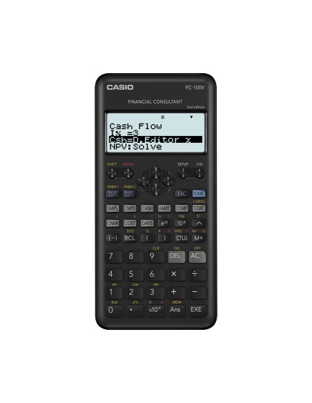 FC-100V-2 calculadora Bolsillo Calculadora financiera Negro