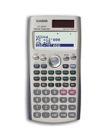 FC-200V calculadora Bolsillo Calculadora financiera