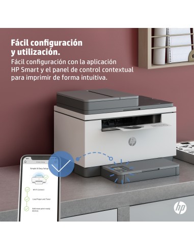 Impresora multifunción LaserJet M234sdw, Blanco y negro, Impresora para Oficina pequeña, Impresión, copia, escáner, Impresión a