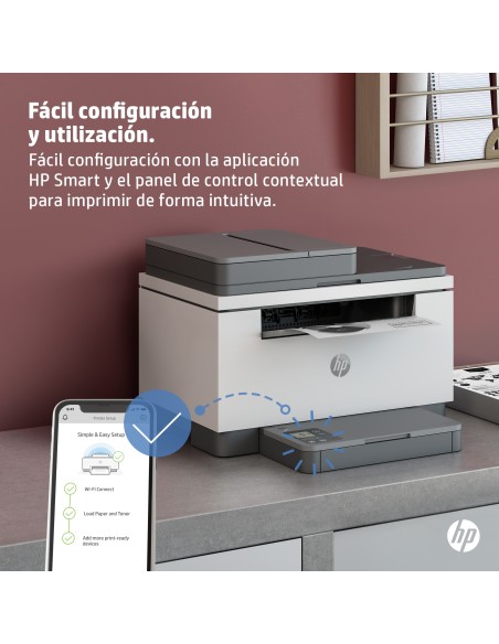 Impresora multifunción LaserJet M234sdw, Blanco y negro, Impresora para Oficina pequeña, Impresión, copia, escáner, Impresión a
